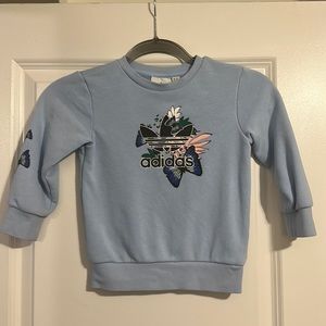 Adidas blue girls shirt